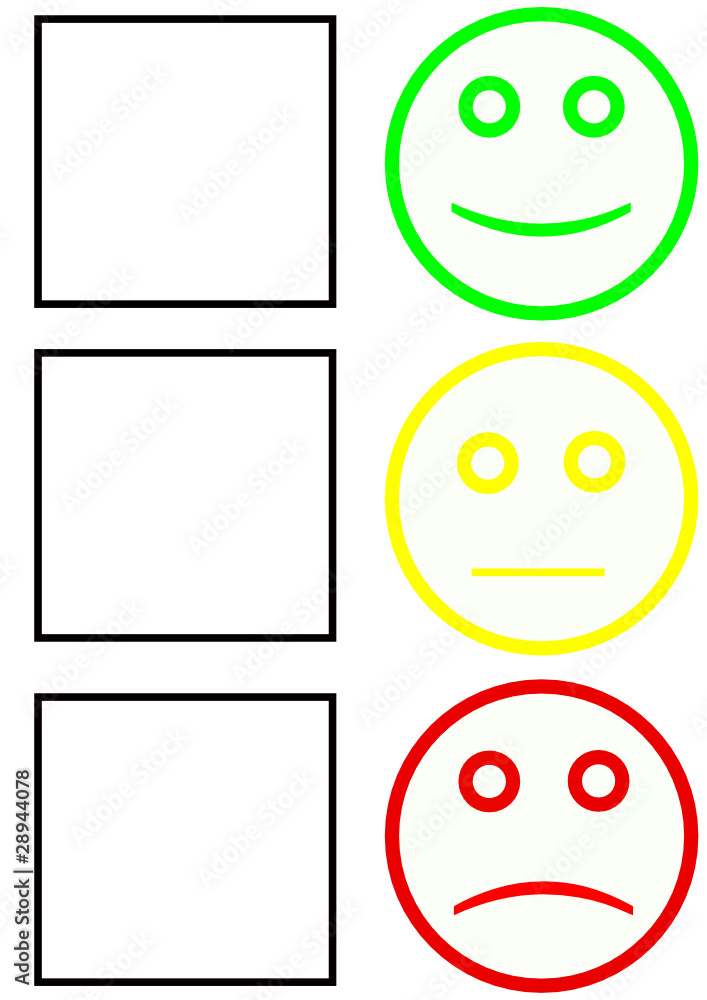 Zufriedenheit Stock Vector | Adobe Stock