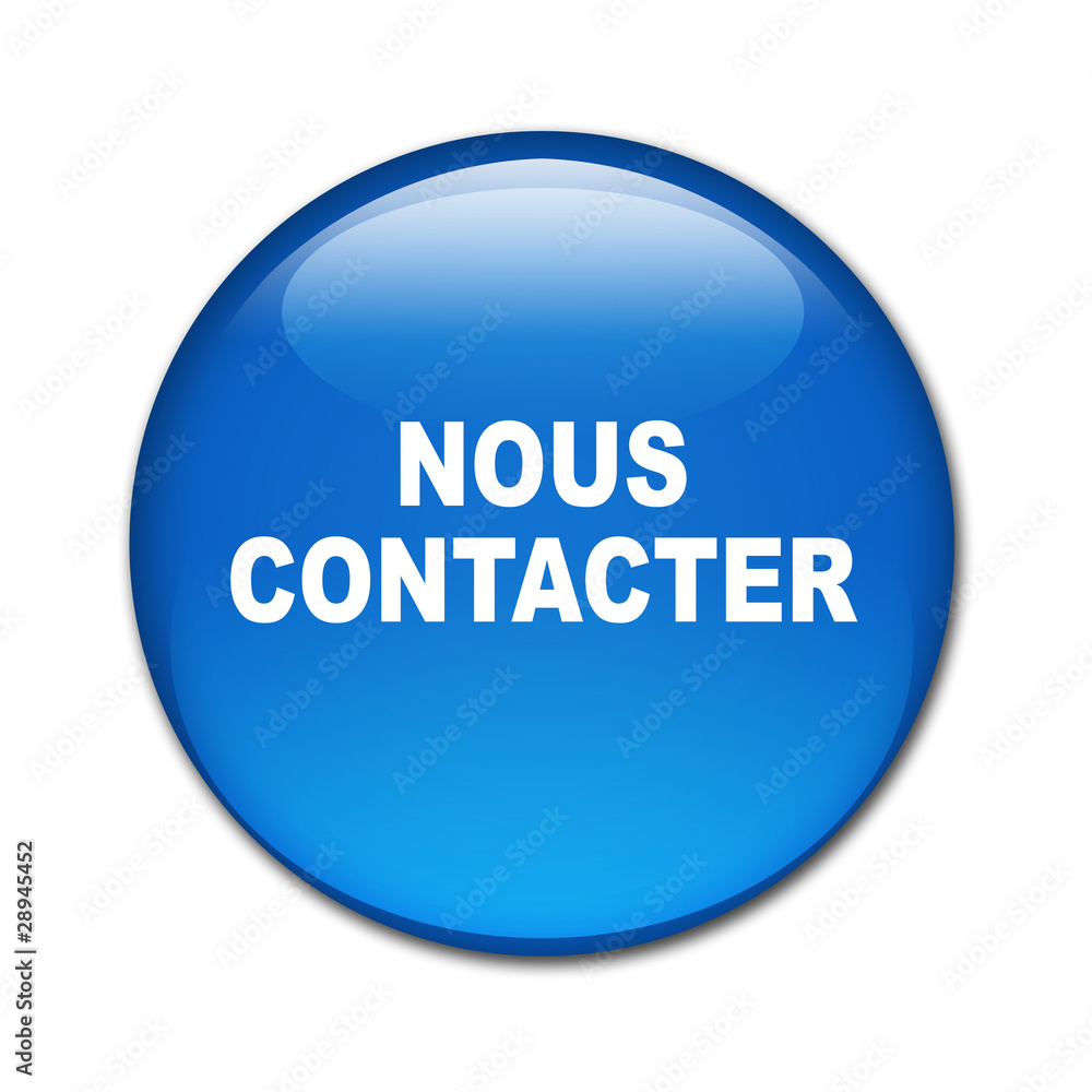 Boton brillante texto NOUS CONTACTER Boton brillante texto NOUS CONTACTER
