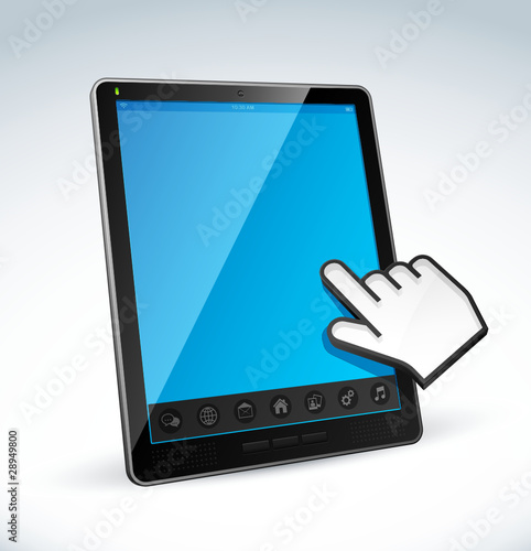 tablet pc ordinateur tactile curseur