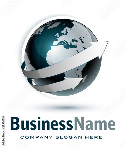 Business logo design planète terre