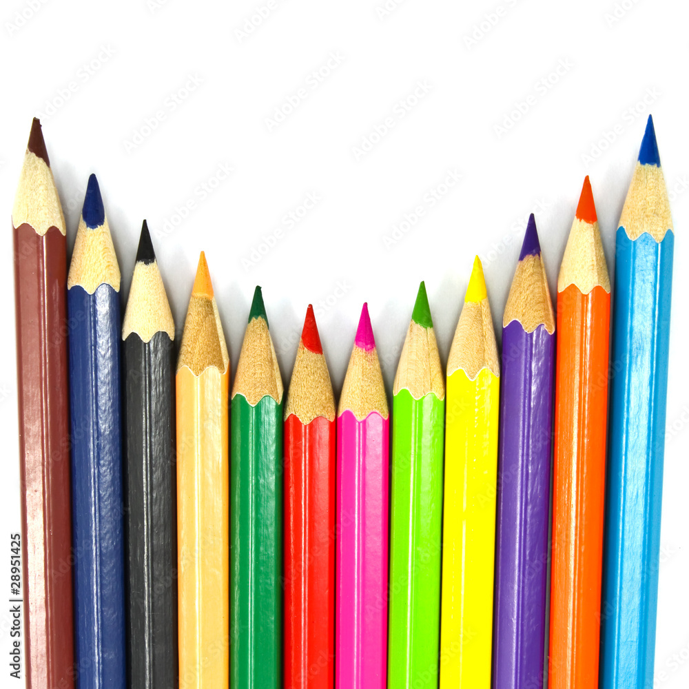 Fototapeta premium colorful crayon