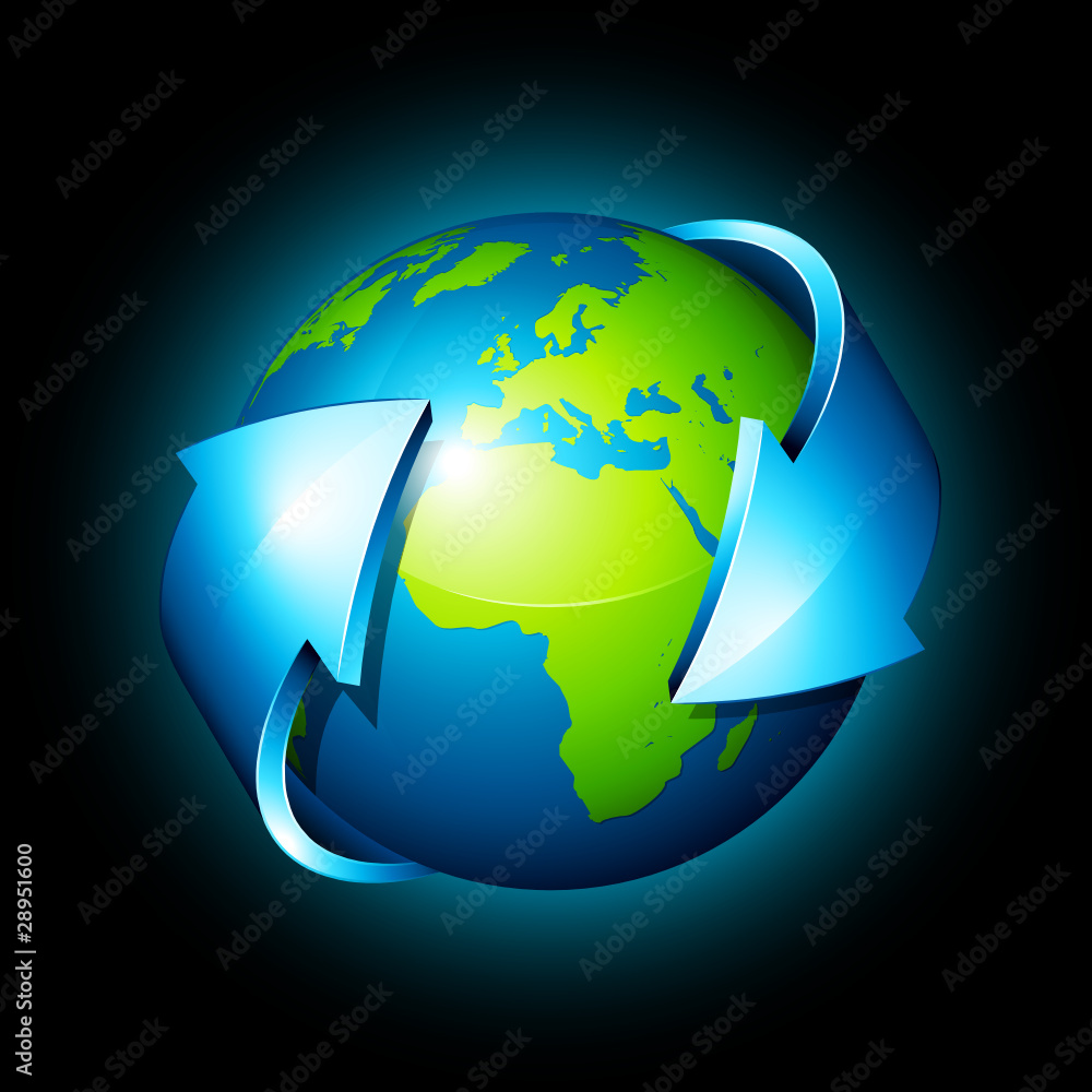 Naklejka premium Planète terre