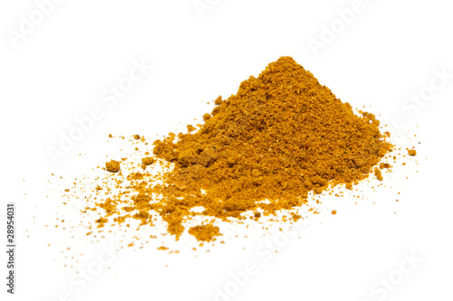 Close-up of curry spice