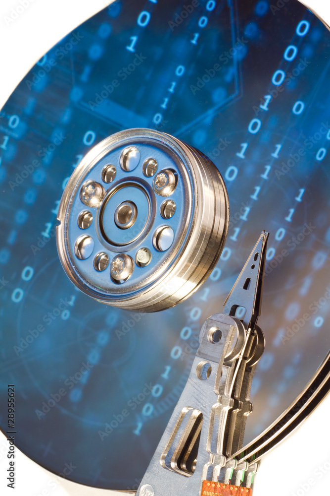 Obraz premium hard drive internals