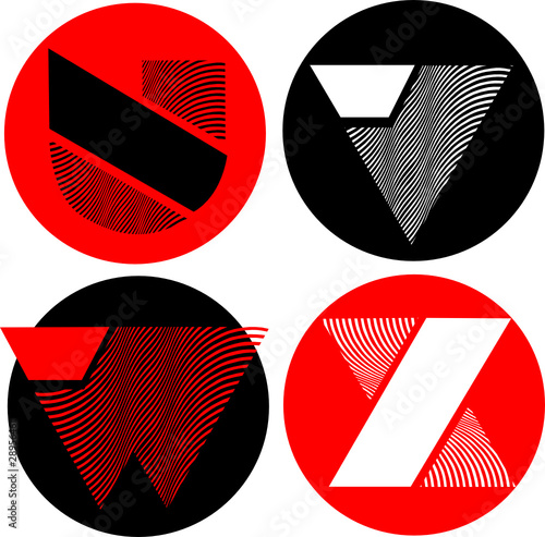 alphabet letters vector