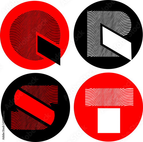 alphabet letters vector