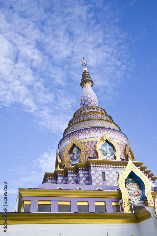 Fototapeta premium thai temple,Tha Ton Temple Chiang Mai Thailand