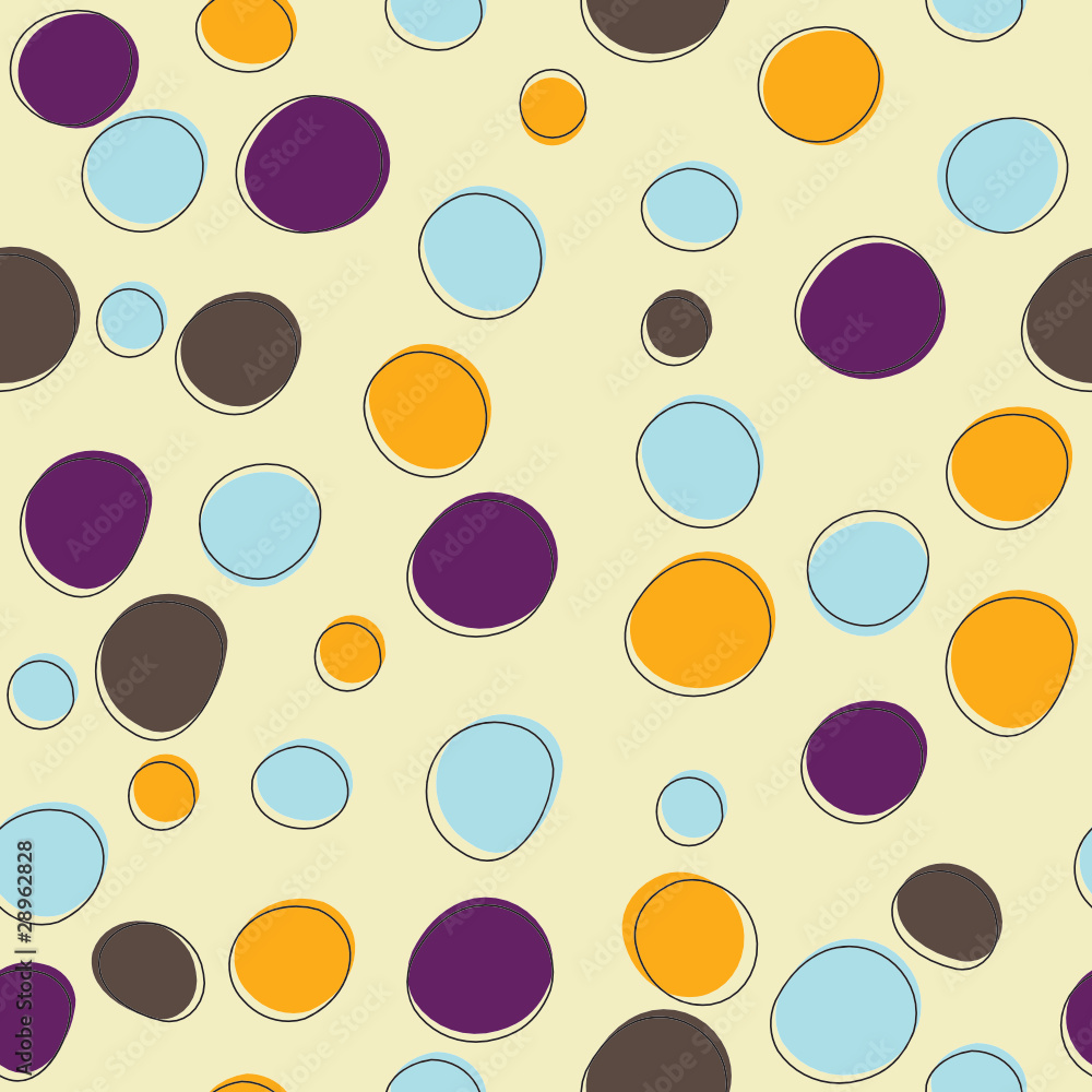Seamless pattern with circles Seamless pattern with circles