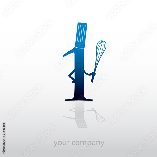 logo entreprise, chef cuisinier