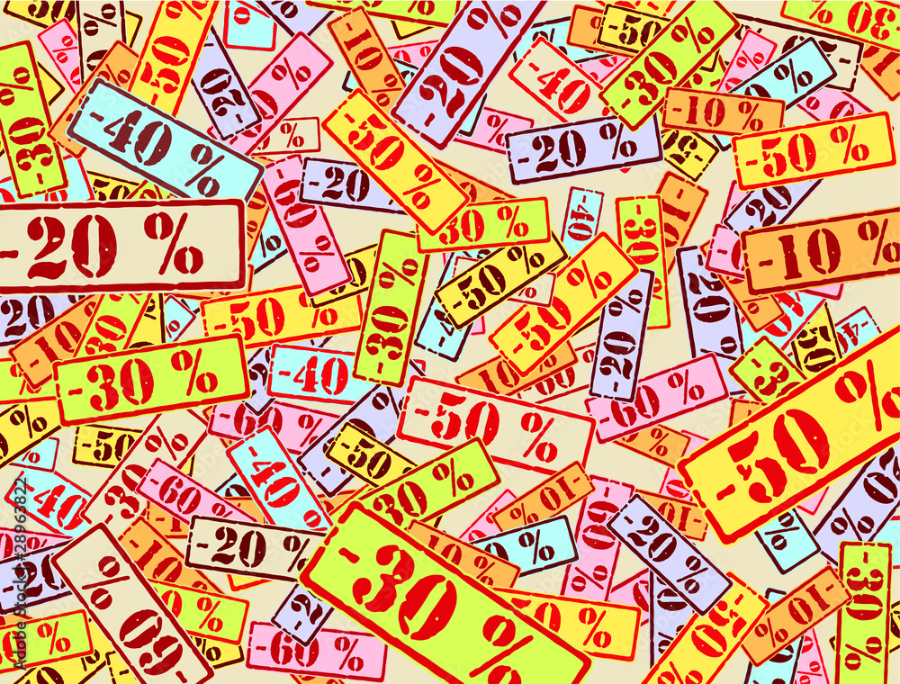 Sales labels Sales labels