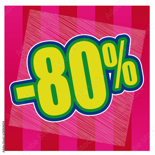Soldes promotions remises prix vente commerce promo 80%