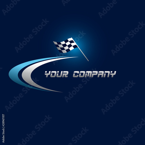 logo entreprise, course automobile