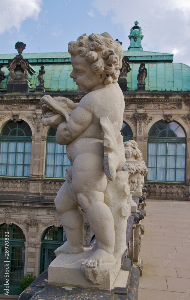 Obraz premium Putto, Nymphenbad ('Bath of the Nymphs'), Zwinger, Dresden