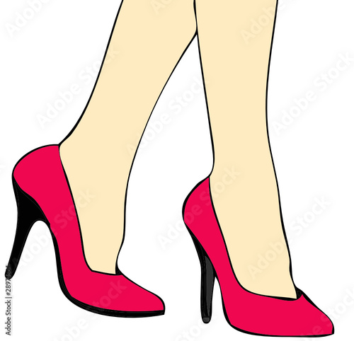 Red shoes