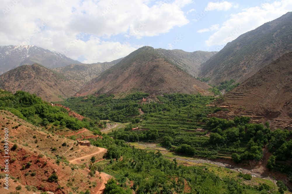 Paysage du Toubkal Paysage du Toubkal