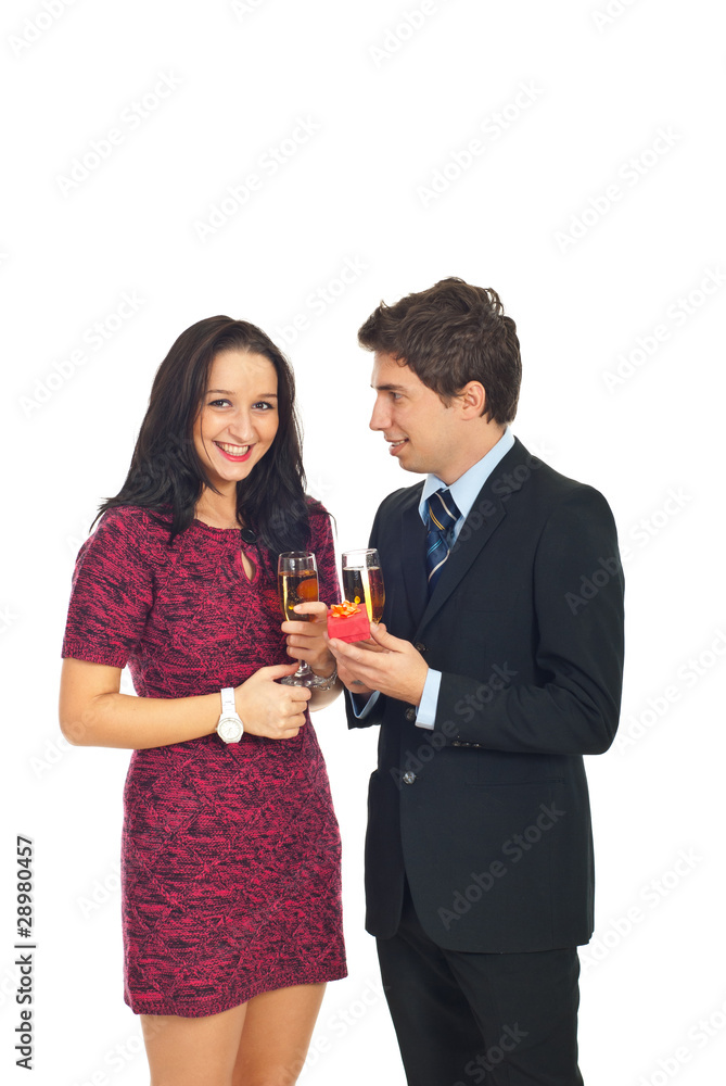 Man make proposal on Valentine's day Man make proposal on Valentine's day