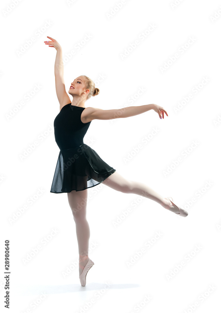 Obraz premium a young wonderful ballerina