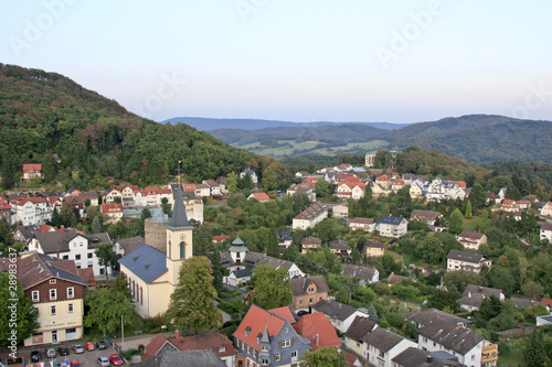 Blick auf die Stadt Lindenfels