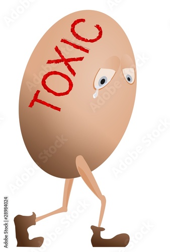 Illustration of toxical egg