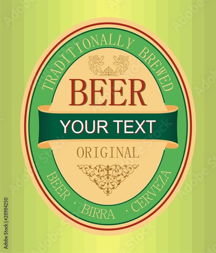 beer label design