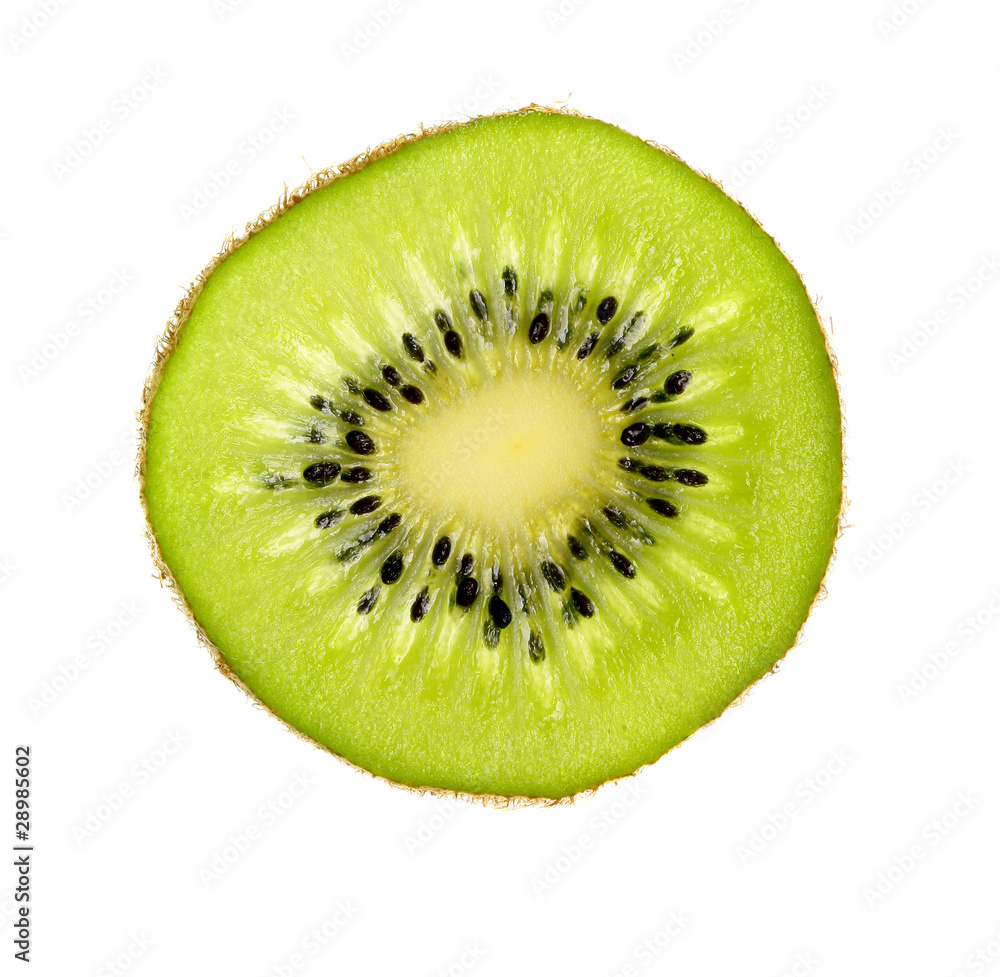 Kiwi fruit isolated an white background Kiwi fruit isolated an white background