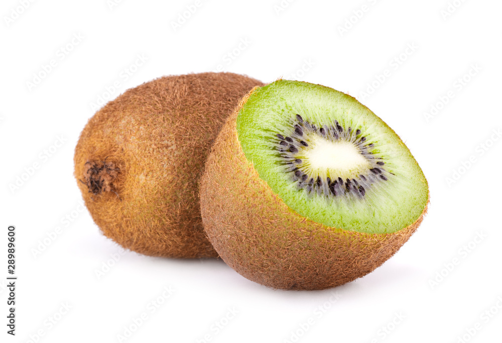 Kiwi fruit isolated on white background Kiwi fruit isolated on white background