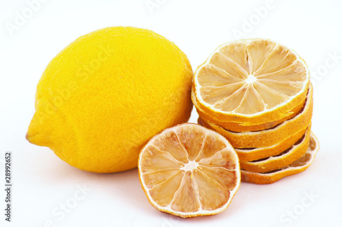 lemon and dried slices