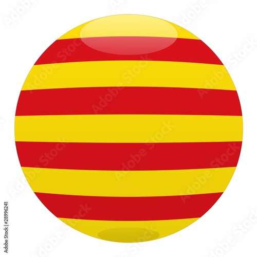 boule catalogne catalonia ball drapeau flag