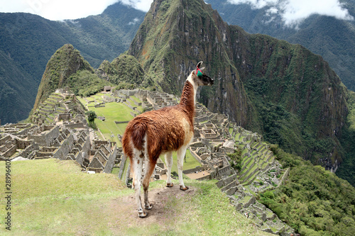 Machu Picchu Inca city, Peru.