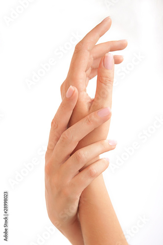 Beautiful woman s hands