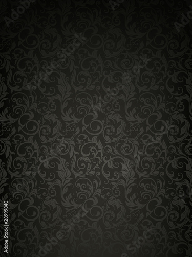 Wallpaper Pattern, black