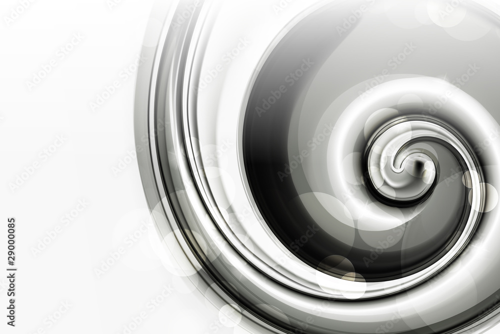 Fototapeta premium White Spiral