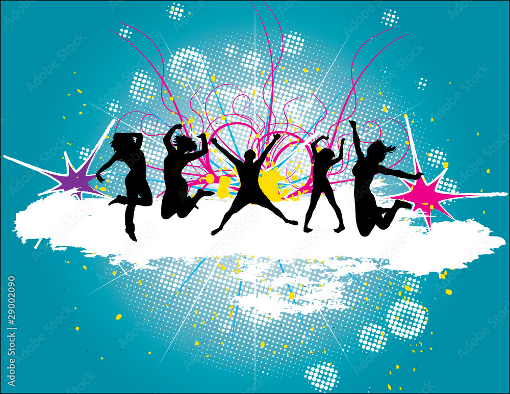 Disco Party Background Vector Illustration Royalty Free SVG, Cliparts,  Vectors, and Stock Illustration. Image 41323654.