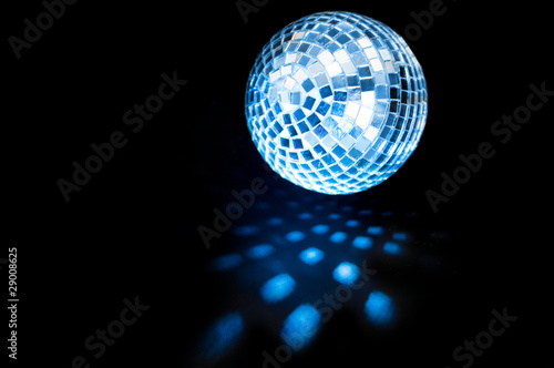 disco ball background close up