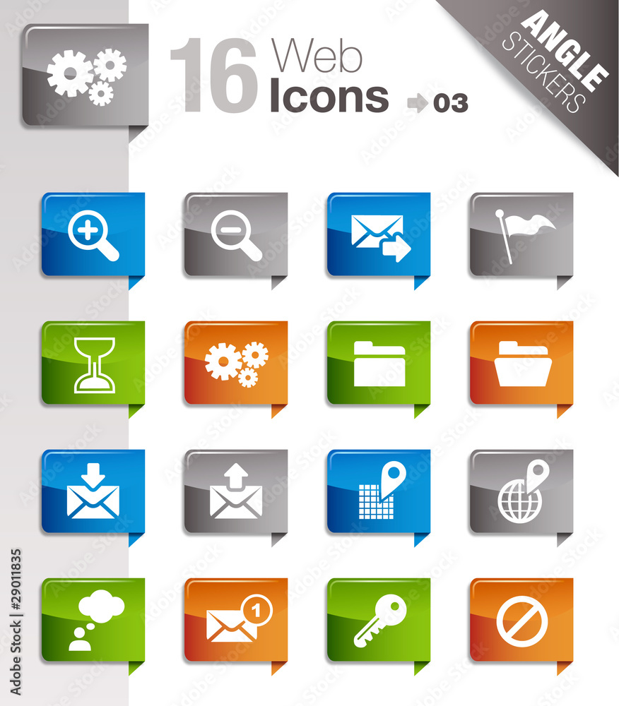 Angle Stickers - web icons 03 Angle Stickers - web icons 03