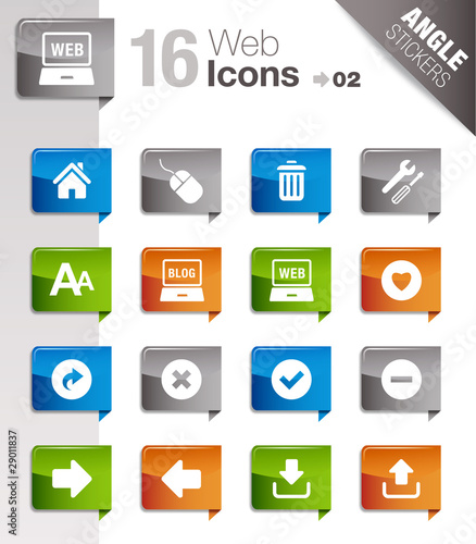 Angle Stickers - web icons 02