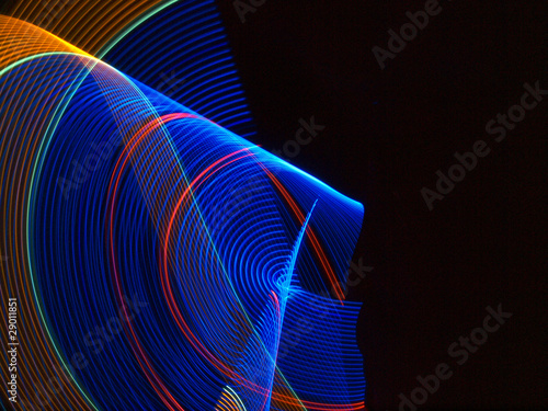 Lightpainting Textur photo