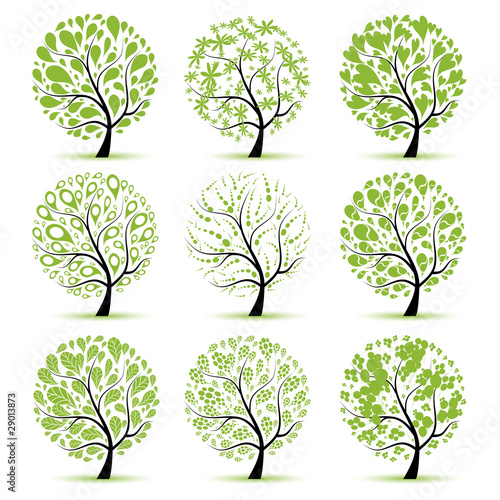 Art tree collection for your design #29013873