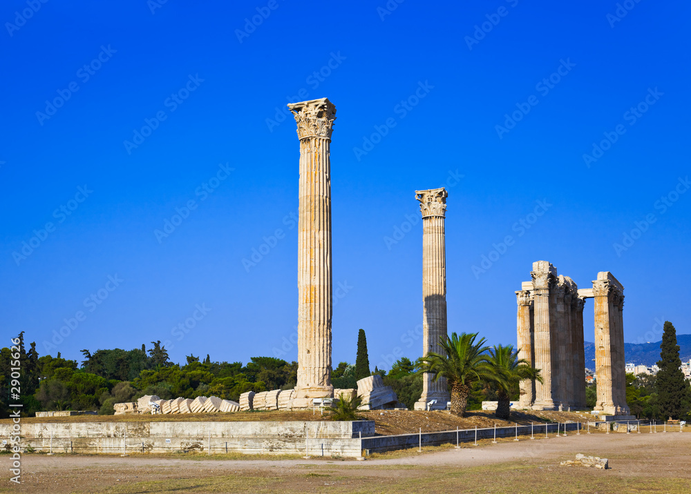 Temple of the Zeus at Athens, Greece