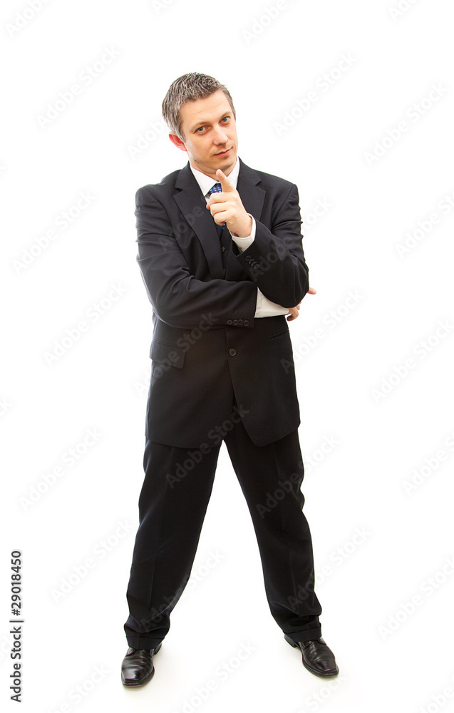 serious business man