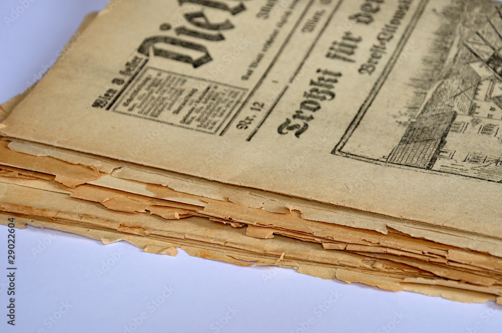 Naklejka premium zeitung