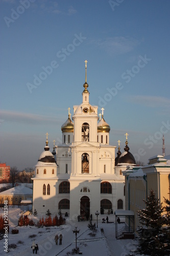 Uspenski cathedral of the Dmitrov Kremlin of Moscow region. photo