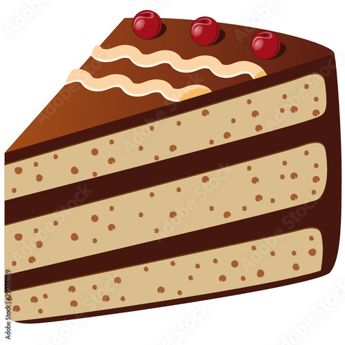 Schokokuchen mit Kirschen