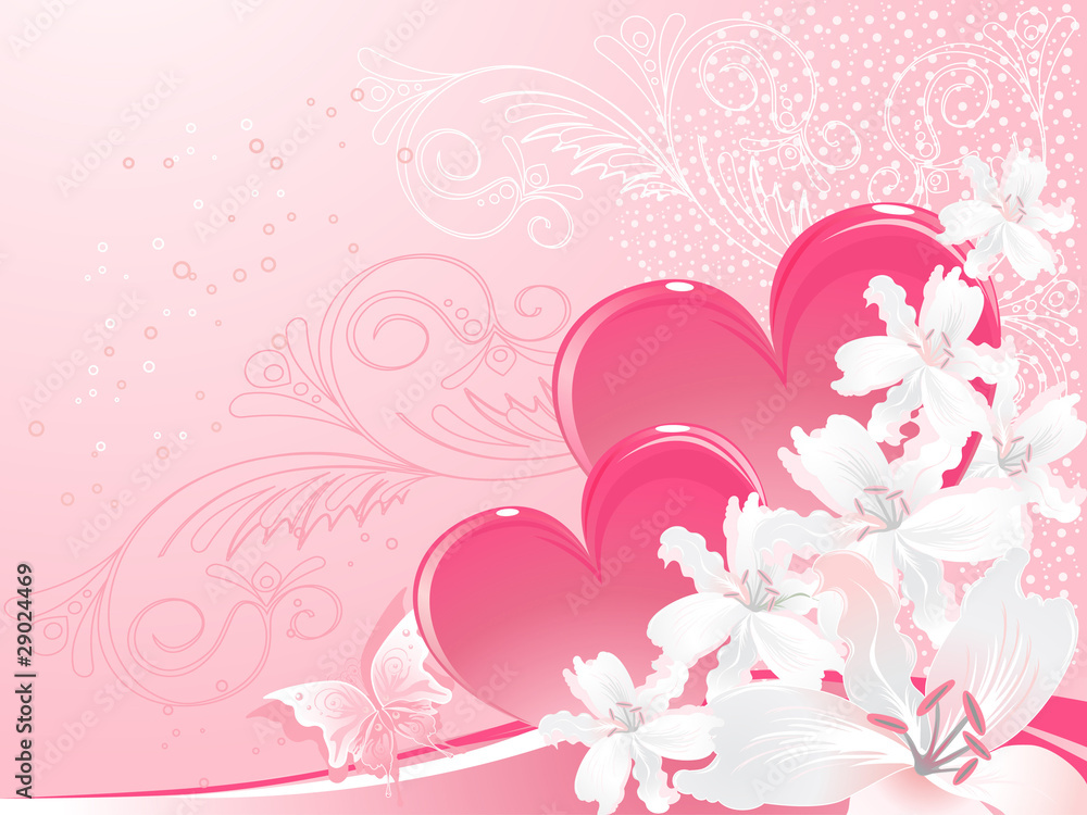 Lily white and valentine,s day
