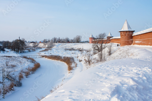 View Of Old Russian Monastery In Suzdal