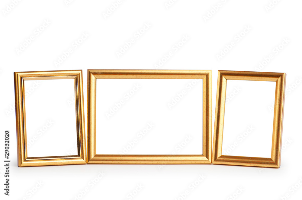 Picture frame isolated on the white background Picture frame isolated on the white background