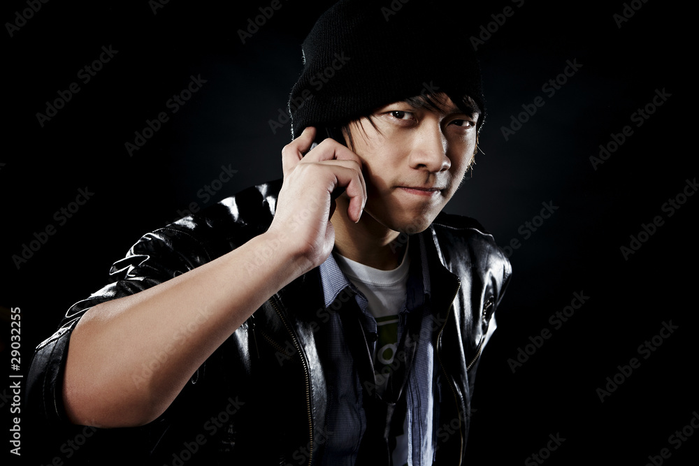 Calling with cell phone Calling with cell phone