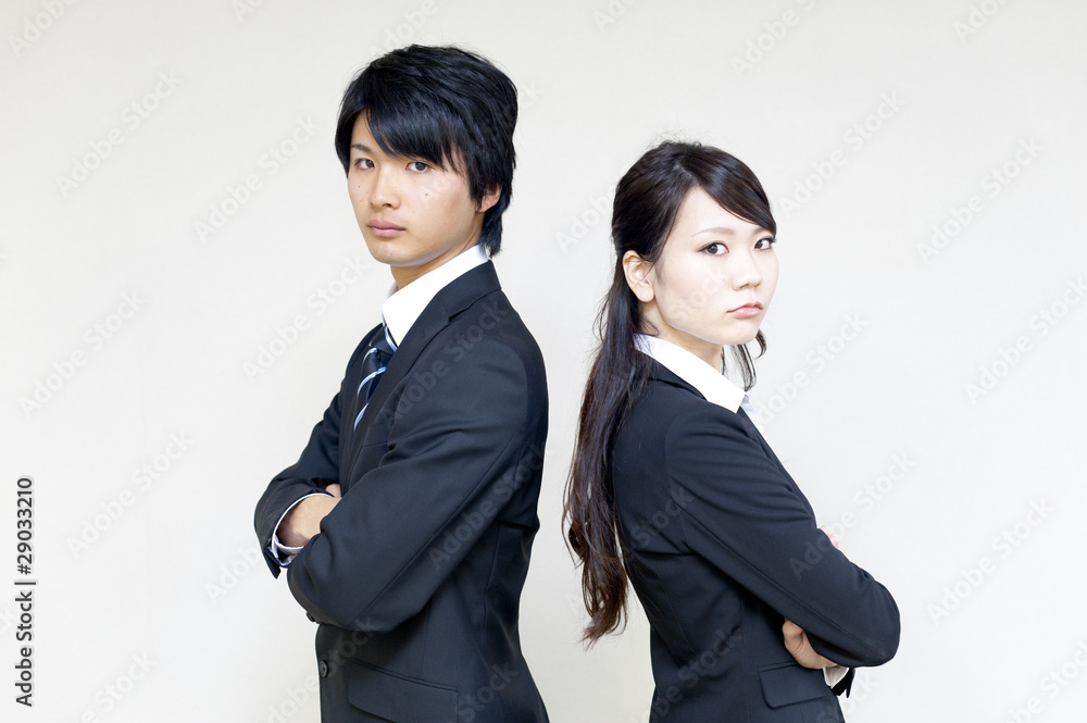 a portrait of young business person a portrait of young business person