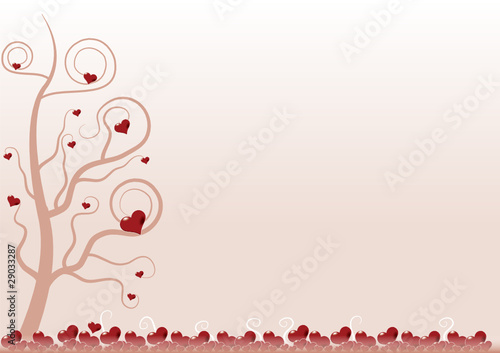 Cuori albero San Valentino