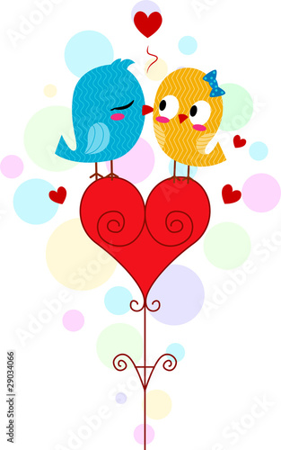 Lovebird Kiss